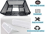 12 PCS Under Couch Blocker for Bed Furniture, Adjustable Plastic Under Bed Blocker for Dogs Pets V1107-102-01755-WHT-12PCS