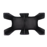 Cup and Lid Holder Plastic Straight 2 Compartments Black Paper Holder Organizer for Disposable V1294-YM0717-3118220187211