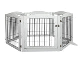 PaWz 6 Panels Pet Dog Playpen Puppy White PT1173-WH