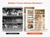 Over the Door Pantry Organizer, 9-Tier Pantry Organization and Storage, Heavy-Duty Steel Hanging V952-MGCCJ9CBS000XN3NWV0