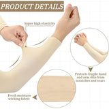 8 Pairs Elderly Skin Thin Protector Sleeves Bruise Abrasions Protective Arm Sleeve V1370-AZ4-17513