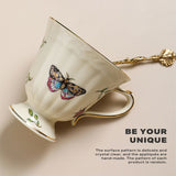 French coffee cup and saucer teapot set V488-TP-BB, TCS-BB