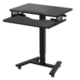 Levede Mobile Standing Desk Adjustable Height Table DH1075-BK-AU