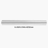 House Wrap, 2.74 x 45.7 mm, 0.13 mm Thick Vapor Barrier, Heavy Duty Plastic Sheeting for V952-FSTQM9FT150FSRA05001V0