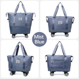 Makeup Storage Box Universal Wheel Travel Bag, Large Capacity Folding Water-Proof Travel Bag V1370-AZ4-18918