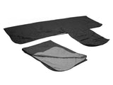 Sofa Protective Cover Waterproof Washable Wear Resistant 2 Seats Polyester Mat for Pets Gray V1294-YM0706-3117230111711