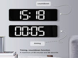 Large Screen Function Display Clock Living Room Wall Hanging Clock LED Display Remote Control Clock V1294-YM0716-220708CY12-3