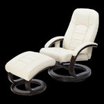 PU Leather Deluxe Massage Chair Recliner Ottoman Lounge Remote V63-771965