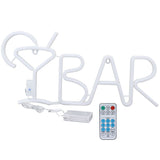 LED Neon Sign BAR Neon Light 8 Modes 24Key Remote Control for Home Restaurant Party FestivalsType 4 V1294-YM0901-3119210086512