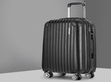 Wanderlite 28 Inch Luggage with TSA Lock Spinner Carry On Hard Shell Travel Suitcase Luggage Case LUG-ABS-CLA-28-BK