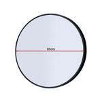 80cm Round Wall Mirror Bathroom Makeup Mirror by Della Francesca V63-831481