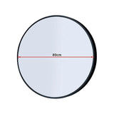 80cm Round Wall Mirror Bathroom Makeup Mirror by Della Francesca V63-831481