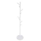 Assembled Wooden Coat Hat Stand Tree Jacket Cloth Vertical Hanger Rack 8 Hooks V1294-YM0901-JY16471-01