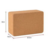 2 x Cork Yoga Block Organic Yoga Prop Accessory Exercise Brick V63-823991