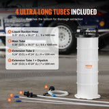 Fluid Extractor, 6.5 Liters Capacity, Pneumatic/Manual Oil Changer Vacuum Fluid Extractor with V952-SDCYQ7LQD20083X6NV0