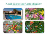 Heavy Duty Bird Netting for Garden and Pond - 4.5m x 10m PE Anti Bird Mesh with 10-piece Ground V888-ELOSUNG56681