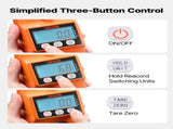Digital Crane Scale, 880 lbs/400 kg Max Capacity, Handheld Hanging Scale with Cast Aluminum Case & V952-QXDCDZK50GSL39EAN001V9
