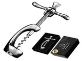 Gourmet Easy Corkscrew Wine Bottle, Stainless Steel Heavy-Duty Wine Bottle Opener V1376-WINEOPEN