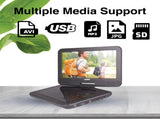 Laser 10 Portable DVD Player with Anti-Skip Technology V1031-DVD-PT-10D
