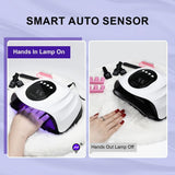 Professional U V Nail with Phone Holder Automatic Sensor and 4 Timers Features 57 Bulbs Nail V1369-AZ3-W-22182