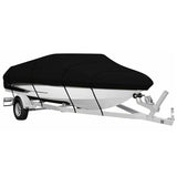 Black Heavy Duty Waterproof Tarp Covers with Storage Bag, Fits V-Hull, Fish&Ski, Pro-Style, Fishing, V888-ELOSUNG36749