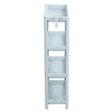 Bathroom Floor Shelf Bathroom Open Shelf Unit Freestanding Corner Rack Shelves V1294-YM0706-3112230061513