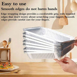 48x Deep Foil Aluminium Disposable Food Container Trays Pans Baking Roast Bulk 33x27x11cm V563-AF3327-1-48PK