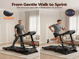 Everfit Treadmill Electric Home Gym Fitness Exercise Machine w/ Sit Up Bar 450mm TMILL-450-M354-SUB