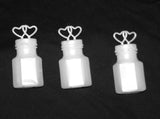 50 Pack Mini Wedding Heart Bubble Bottles send off wedding favors custom party favors V382-HEARTBUBBLES50