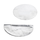 Round Fire Pit Mat Fireproof Outdoor terrace Barbecue Grill Deck Protection Pad SuppliesSilver Gray V1294-YM0721-3117210056612