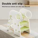 Whiteren's washing stairs, kids bathroom steps, toddler step stool, bathroom stool for kids, V1106-843-WHI-70702