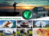 HD Monocular Telescope with Phone Holder and Tripod V728-LP601099747992349