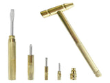 6 in 1 Metal Mini Hammer,Portable Multitool Hammers,Metal Hammer and Screwdriver Multitool Set with V1189-LWWAL-20260401-07038