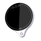Cup Warmer Constant Temperature Electric Coffee Mug Heater Plate for Home Office Travel White V1294-YM0901-CD-BD14-WH-US220V