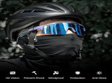 OutdoorMaster Hawk II Polarized Sports Sunglasses for Men Women, TAC 100% UV400 Protection TR90 XFOM-CG-BKK75