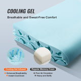 Mattress Topper, Queen Size, 50.8 mm Thickness, Memory Foam Mattress Pad, Cooling Gel Infusion, V952-JYHMD6080INCJRGHRV0