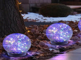 Solar Globe Lights Outdoor Waterproof-Solar Balls-Solar Garden Lights-Solar Orbs for Outside 2 Pack V1192-AZ-W-16256