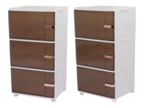 Collapsible Storage Bins Large Capacity Movable Dustproof Stackable Closet Organizer Bins with V1294-YM0901-3116230015813