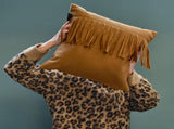 KAAT Amsterdam Frey Brown Square Filled Cushion 40cm x 40cm V442-HIN-CUSHION-AMSTERDAMFREY-BROWN-SQ