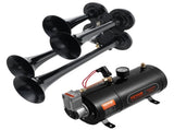 Train Horns Kit, 4 Trumpet Air Horn Kit, 150dB Train Horns for Pickup Trucks, 12V 120 psi Air V952-QLBYCQGTZ3L1Y5P6PV9