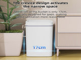 Black Intelligent Dual-Sensor Trash Can - Slim-Fit Touchless Battery-Powered V888-ELOSUNG45953