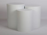 3pcs Metal Round Plinth Cylinder Pedestal Stand Wedding Decoration Cake Flower V201-BCJHDCYL0003