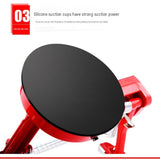 Red 3-in-1 Apple Peeler Slicer and Corer - Manual Hand Crank Fruit Peeling Machine with Strong V888-ELOSUNG56350