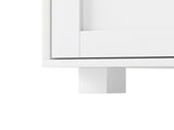 Levede Shoe Cabinet Door Storage Rack Cupboard White EA0283-WH-AU