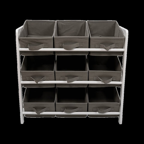 Kids Toy Box Storage Unit Drawers Childrens Bedroom Shelf Baby Nursery Furniture Grey V63-849661