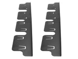 2 Pairs Stove Counter Gap Covers Black Color 35x10CM Adjustable Stove Gap Guard for Kitchen V1294-YM0901-3118240253711