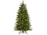 Christabelle 6ft Slim Carrington Fir Christmas Tree Multi Functional White & Coloured LED Light 112_NATCF6S