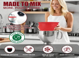 Silicone Bowl Liner for 4.55-Quart Stand Mixer Food-Grade, Collapsible, Non-Stick Replacement V1107-CS-THWNDS
