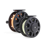 Fly Fishing Reel with Nylon Line, for Fly Line Backing Line and Taper Leader V1192-AZ-W-30777
