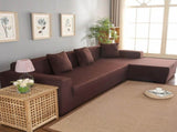 Polyester 32 Seat Corner Sofa Cover L Shape Slipcover Home Furniture Protector V1294-YM0901-JY19347-03